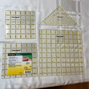 Omnigrid quilting rulers. Set of 4.
